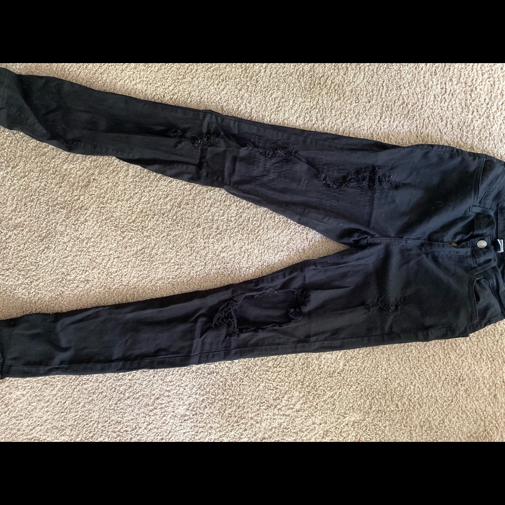 Fashion Nova Distressed Skinny Jeans